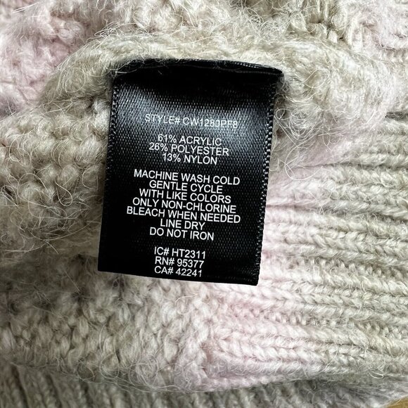 SANCTUARY Pointelle Sweater Pullover Open Knit Pink Moonlight NWT‎ Size Large - Picture 9 of 11